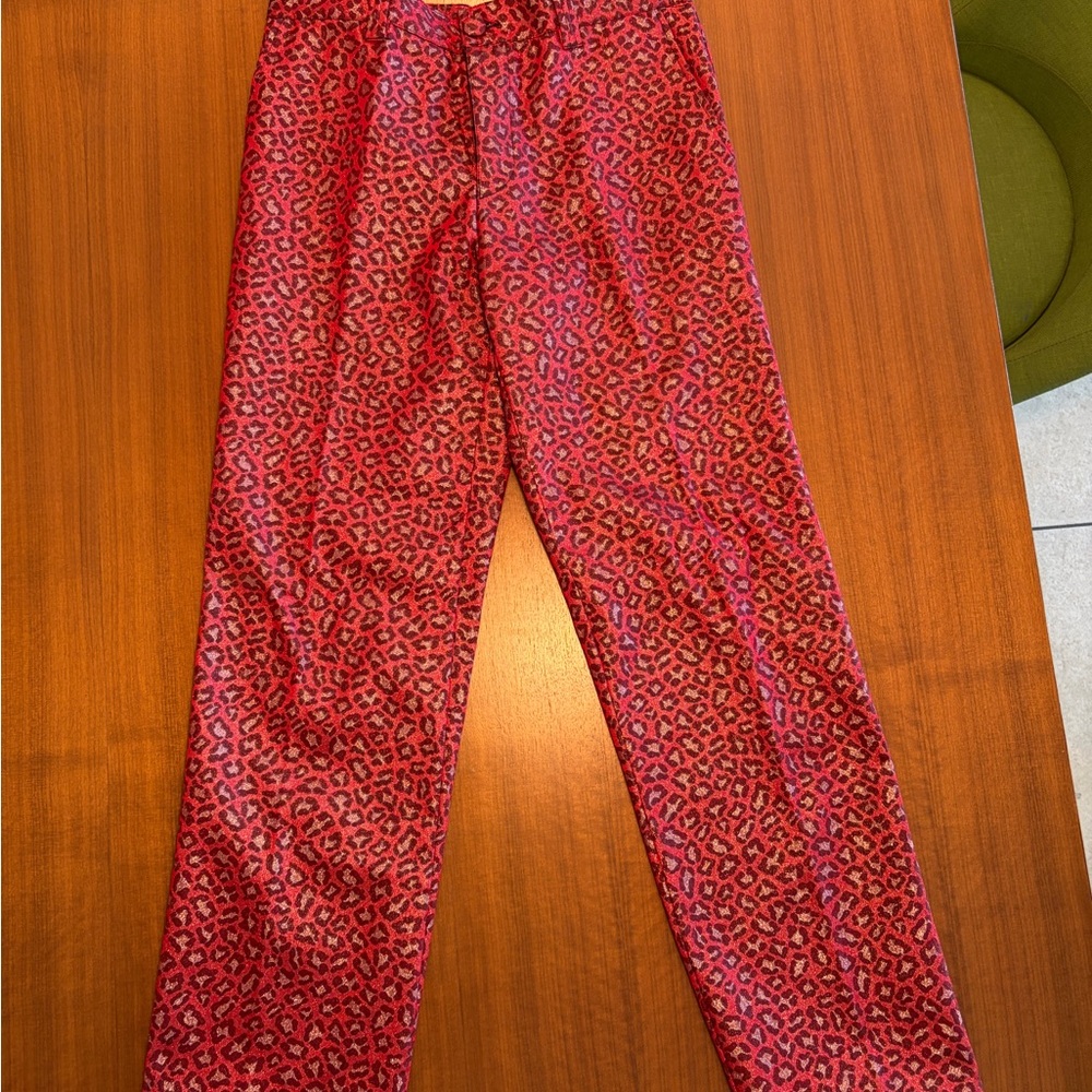 SERIOUS Clothing — Vintage Red Leopard Print Men’s 2pc Suit ❤️‍🔥🐆 - Picture 6 of 9
